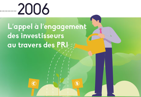 2006 : L'appel à l'engagement des investisseurs au travers des PRI