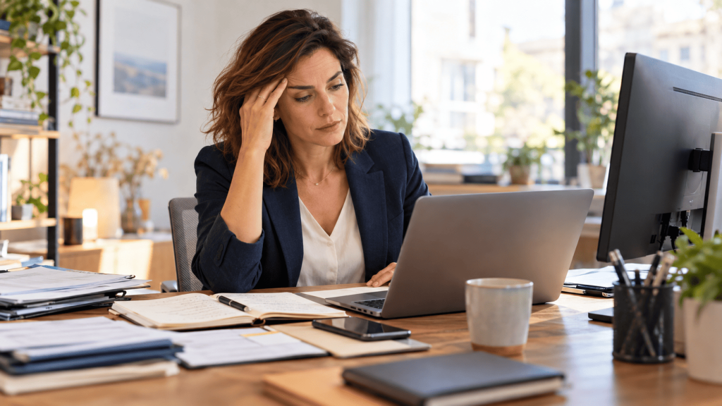 Multitâche et fatigue au bureau