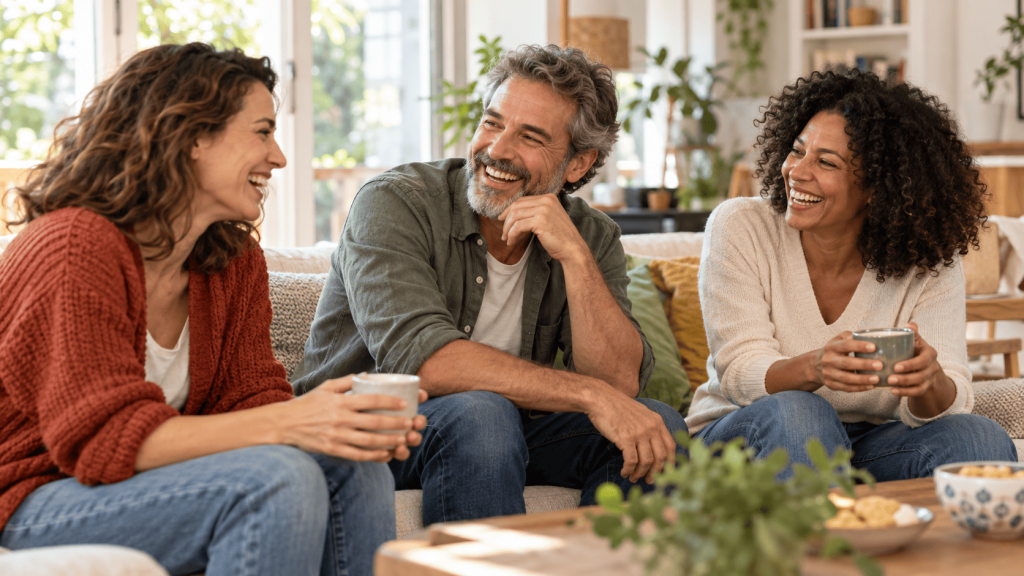 Rires partagés, bien-être au naturel